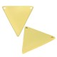 Pendentif Triangle 25mm/1.3mm (Ø1.5mm) en Acier Inoxydable 304