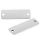 Intercalaire Étiquette 18x6mm/1.1mm (Ø1.5mm) en Acier Inoxydable 304