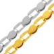 Chaîne maille Cube Ovale 3.4x6.4mm en Acier Inoxydable 304