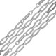 Stainless Steel 304 Chain Oval Rings 6.5x12.7mm/1.4mm