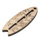 Wooden Pendant Surf Board  "SURF UP" 60x22mm