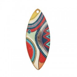 Wooden Pendant Surf Board 50x20mm