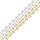 Chaîne maille Ovale rayée 6.5x8.2mm en Acier Inoxydable 304