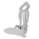 Stainless Steel 304 Earring with Clip & Hoop 10x18mm