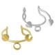 Stainless Steel 304 Ear Cuff with Cones & Hoop 13x15mm/1mm