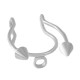 Stainless Steel 304 Ear Cuff w/ Cones & Hoop 13x15mm/1mm