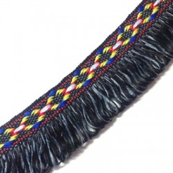 Nastro Sintetico con Frange 28mm (~10yard/conf)