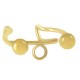 Stainless Steel 304 Ear Cuff with Loop 13x16mm/1mm