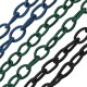 Fabric Oval Chain 8x12mm (1yard)