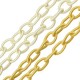 Fabric Oval Chain 8x12mm (1yard)