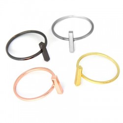 Bague en Laiton avec Barre 19 mm