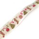 Ribbon Cotton with Christmas Ornaments 15mm (~10yards/spool)