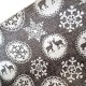 Tessuto Artificiale di Canapa Lucky Roll con Fiocchi di Neve e Cervi 48X274 cm