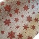 Artificial Hemp Fabric Lucky Roll w/ Snowflakes 48x274cm
