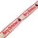 Ribbon Cotton “Merry Christmas” 15mm (~10yards/spool)