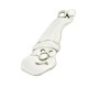 Silver 925 Pendant Head Santa Claus 30x12mm