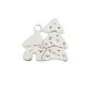 Charm in Argento 925 Casetta con Albero 18x19mm
