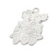 Colgante de Plata 925 Oso Navidad