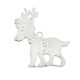Silver 925 Lucky Pendant Reindeer 33x30mm