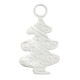 Ciondolo in Argento 925 Albero di Natale 28x15mm