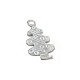 Ciondolo in Argento 925 Albero di Natale 28x15mm