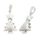 Silver 925 Charm Christmas Tree 20x10mm