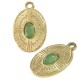 Colgante de Acero Inoxidable 304 Oval 14x21mm