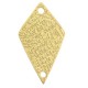 Connettore in Acciaio Inossidabile 304 a Rombo con Linee 23X14 mm