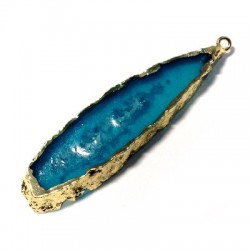 Resin Irregular Geodes Drop 16x57mm