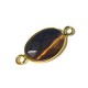 Brass Oval Setting 13x18mm With Tiger Eye Stone