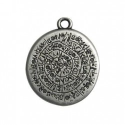 Zamak Pendant Festos Disc 33x35mm