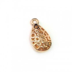 Colgante de Metal Zamak Huevo 3D Filigrana 20x13mm