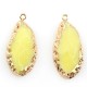 Agate Artificial Pendant Irregular 18x36mm