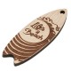 Wooden Pendant Surf Board 60x22mm