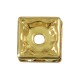 Distanziatore Quadrato in Metallo con Strass 6 mm Ø 1,5 mm