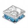 Silver/ Light Blue