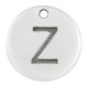 Μεταλλικό Ζάμακ Χυτό Μοτίφ Στρογγυλό Γράμμα "Z" 12mm
