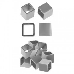 Tube-Cube 3mm (Ø2.2mm) en Acier Inoxydable 303