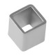 Tube-Cube 3mm (Ø2.2mm) en Acier Inoxydable 303