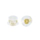 Brass Earring Stopper Silicone Covered 5.5x4.7mm