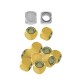 Perle Cube 2.5mm (Ø1.6mm) en Acier Inoxydable 303