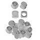 Perle Cube 2.5mm (Ø1.6mm) en Acier Inoxydable 303