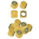 Perle Cube 2.5mm (Ø1.6mm) en Acier Inoxydable 303