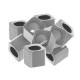 Stainless Steel 303 Bead Cube 2mm Ø1.4mm