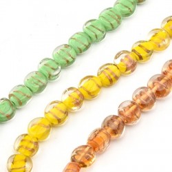 Murano Glass Bead Round 12mm (Ø2mm)