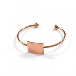 Pulsera de Metal Latón Ajustable 63mm