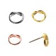Brass Earring Knot 11mm
