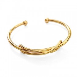 Pulsera de Metal Latón Ajustable 65x60mm