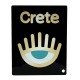 Plexi Acrylic Deco "Crete" w/ Evil Eye 100x80mm