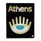 Plexi Acrylic Deco "Athens" w/ Evil Eye 100x80mm